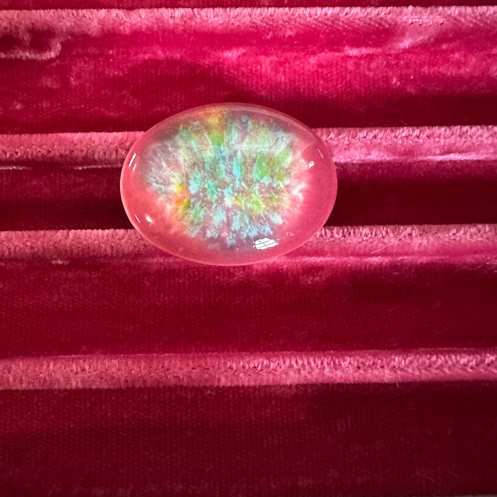 Multicolor Acrylic Brooch 2”